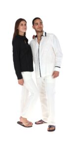 CAM,ISA DE LINO - BLUSA DE LINO - ROPA DE LINO. MODA CORPORATIVA PERSONALIZADA